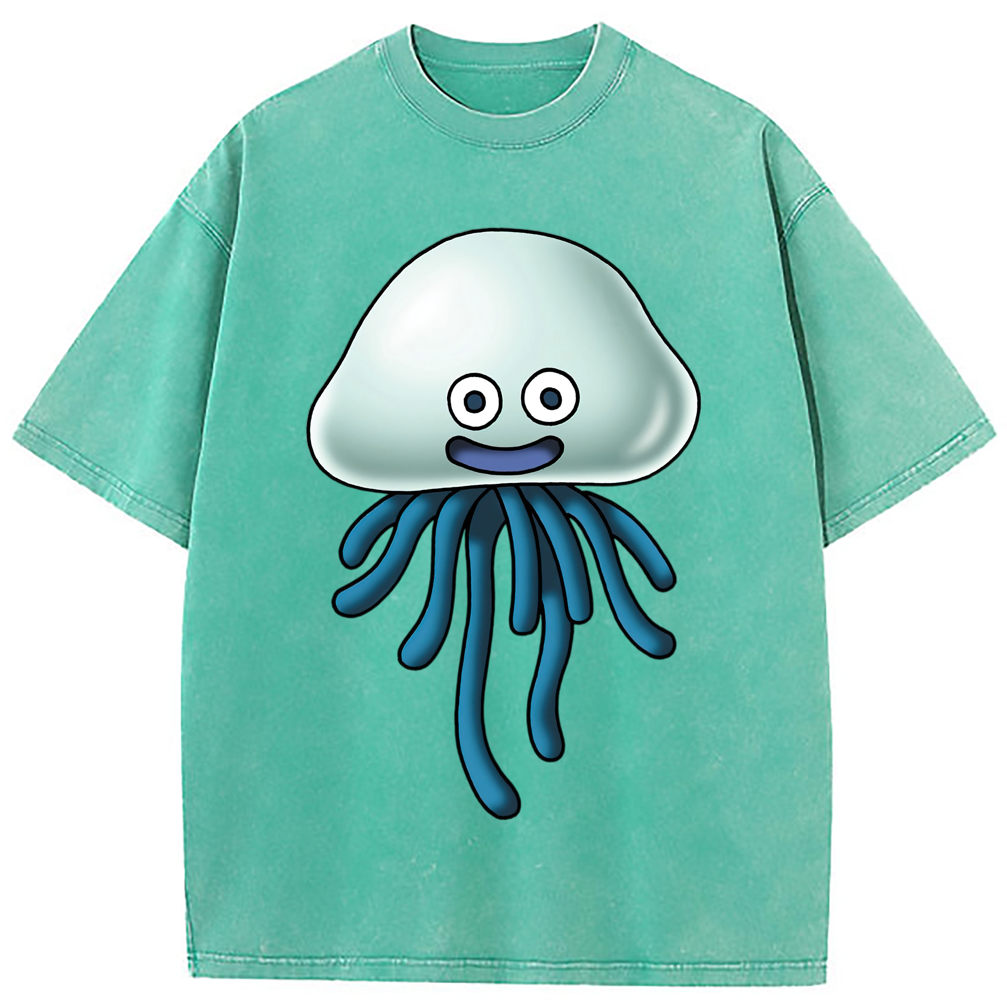 （画像用） ドラゴンクエスト Doragon Kuesuto Dragon Quest 綿100% ヴィンテージ風 半袖Tシャツ（フロントプリント）
